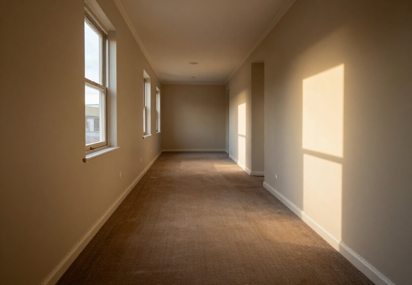 Restored living room in Cecil Park after flood restoration